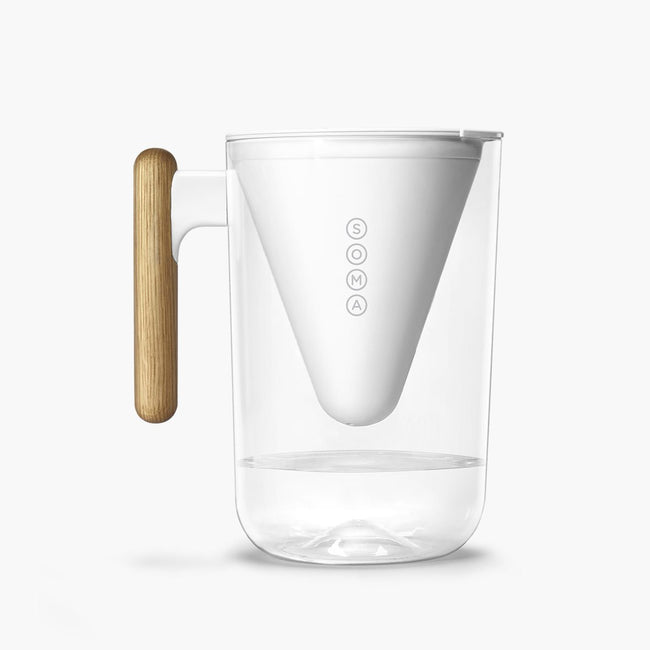 Soma + 10-Cup Pitcher with Bamboo Handle